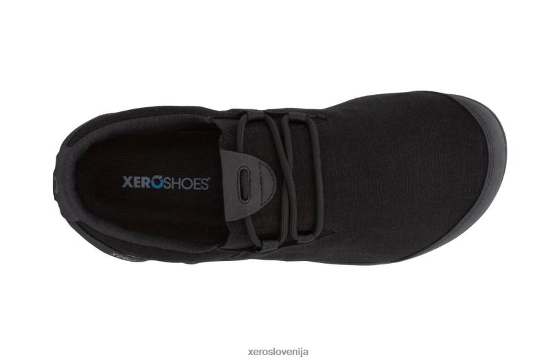 hana - casual canvas comfort - moški XF88F232 črna (dežju prijazna konoplja) Xero Shoes
