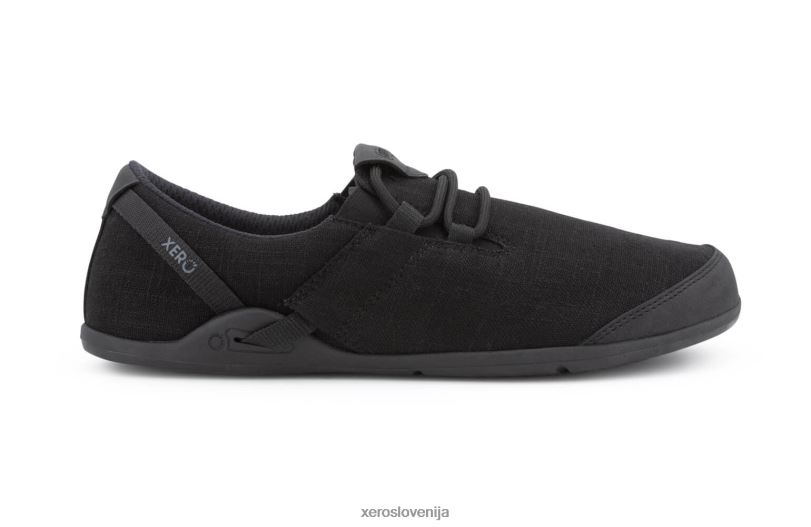 hana - casual canvas comfort - moški XF88F232 črna (dežju prijazna konoplja) Xero Shoes