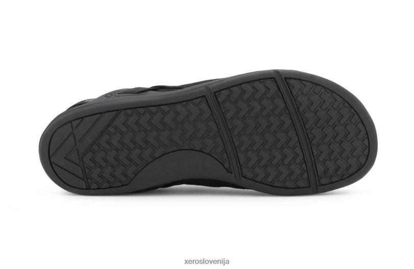 hana - casual canvas comfort - moški XF88F232 črna (dežju prijazna konoplja) Xero Shoes