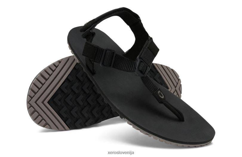 h-trail - pohodniški sandal v slogu huarache XF88F77 Črna Xero Shoes