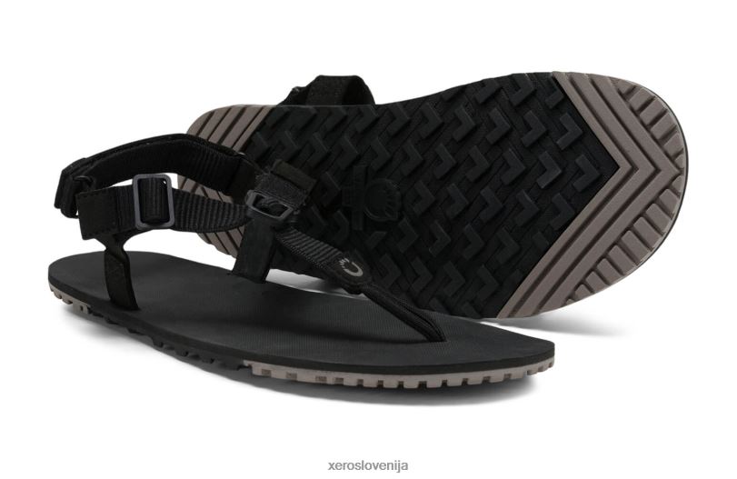 h-trail - pohodniški sandal v slogu huarache XF88F77 Črna Xero Shoes
