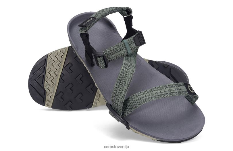 z-trail ev - sandali za pohodništvo, tek in regeneracijo XF88F83 vetiver zelena Xero Shoes