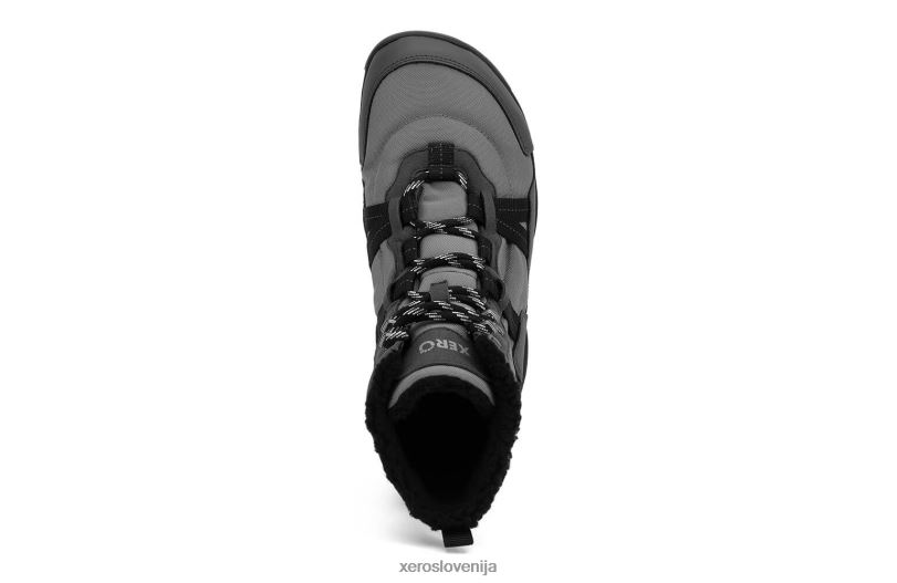 alpski - moški škorenj za sneg XF88F105 asfalt / črna Xero Shoes