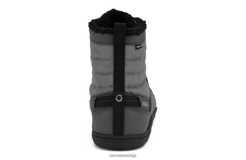 alpski - moški škorenj za sneg XF88F105 asfalt / črna Xero Shoes