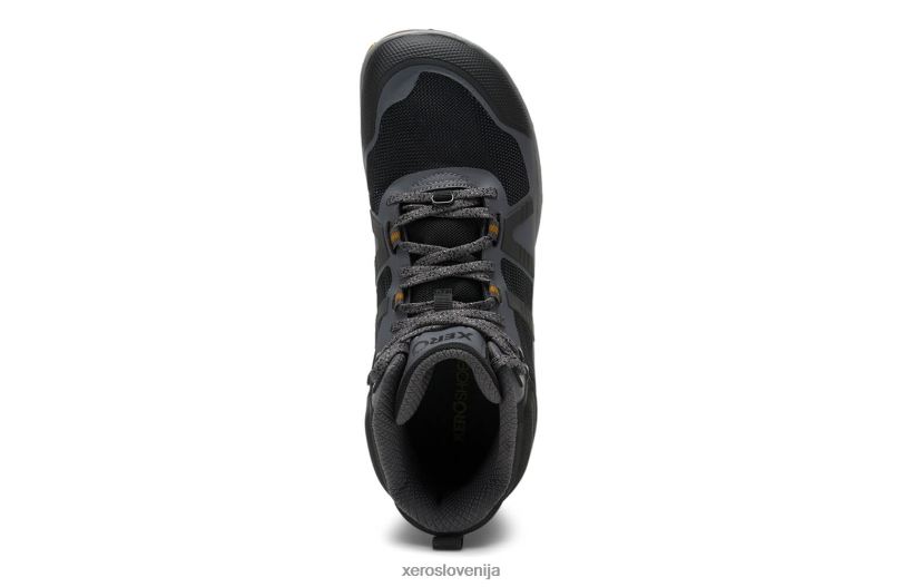 scrambler mid ii - ultra lahek pohodnik s podplatom michelin fiberlite XF88F90 asfalt / črna Xero Shoes