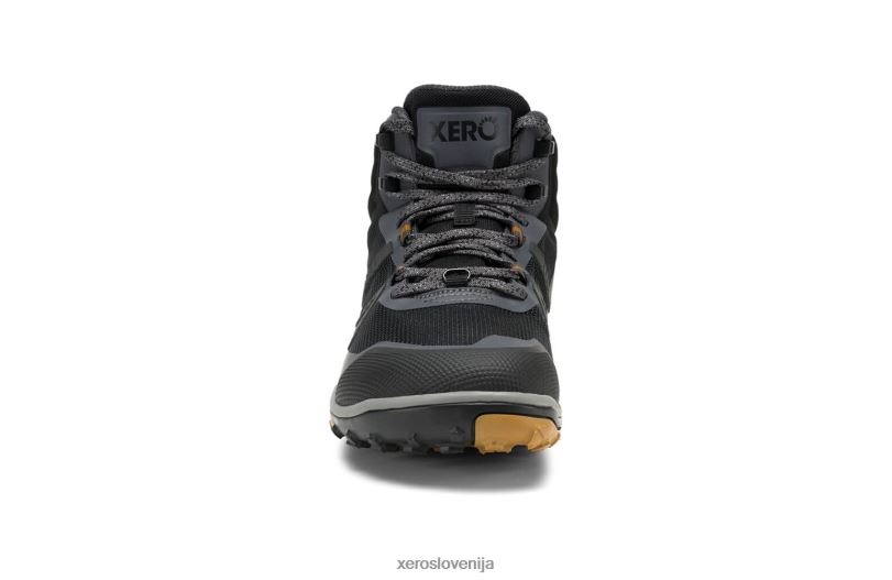 scrambler mid ii - ultra lahek pohodnik s podplatom michelin fiberlite XF88F90 asfalt / črna Xero Shoes
