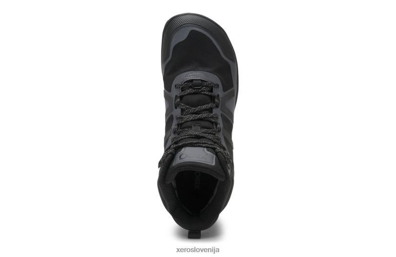 scrambler mid ii wp - ultralahek, nepremočljiv pohodniški čevelj XF88F92 črna/asfalt Xero Shoes