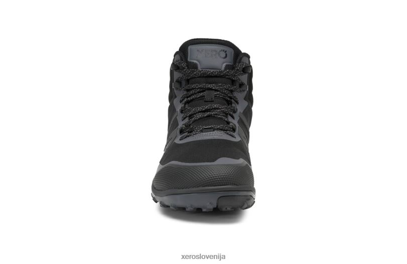 scrambler mid ii wp - ultralahek, nepremočljiv pohodniški čevelj XF88F92 črna/asfalt Xero Shoes