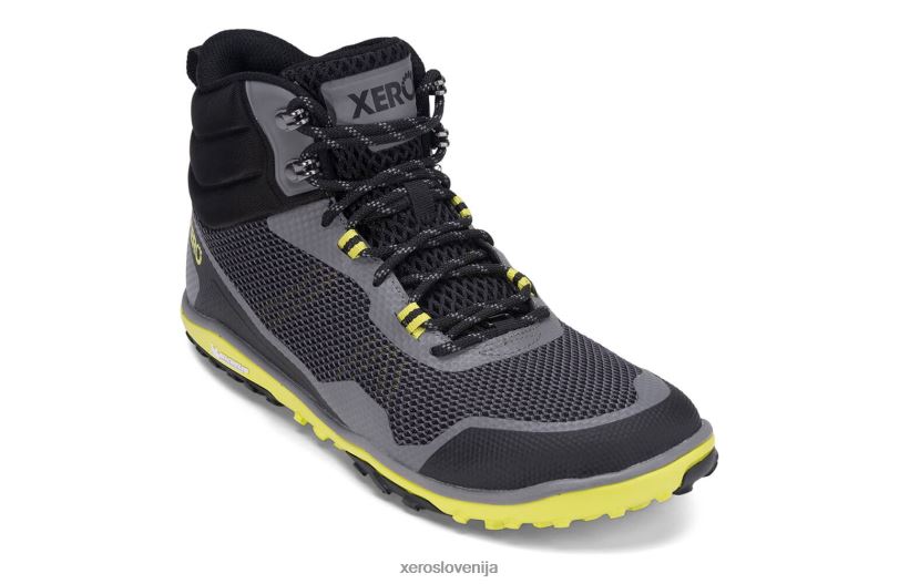 scrambler mid - ultra lahek pohodniški čevelj s podplatom michelin fiberlite XF88F95 jekleno siva / žveplo Xero Shoes