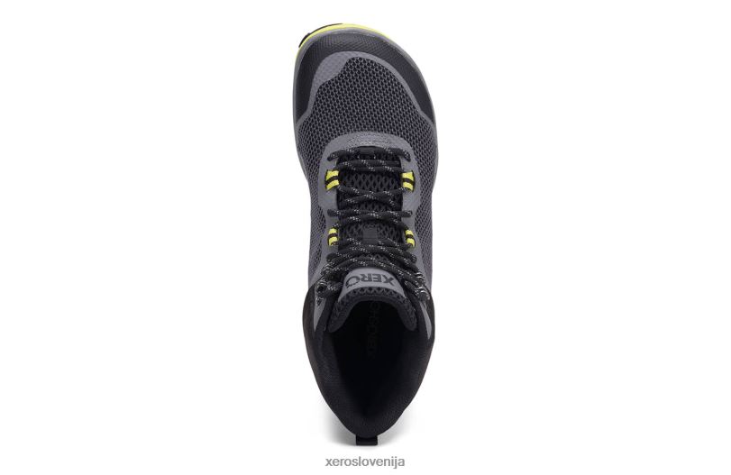 scrambler mid - ultra lahek pohodniški čevelj s podplatom michelin fiberlite XF88F95 jekleno siva / žveplo Xero Shoes