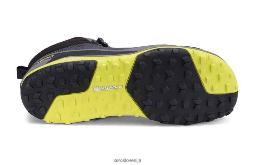 scrambler mid - ultra lahek pohodniški čevelj s podplatom michelin fiberlite XF88F95 jekleno siva / žveplo Xero Shoes
