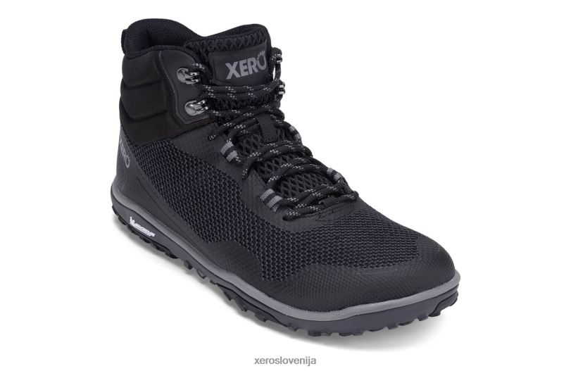 scrambler mid - ultra lahek pohodniški čevelj s podplatom michelin fiberlite XF88F96 Črna Xero Shoes