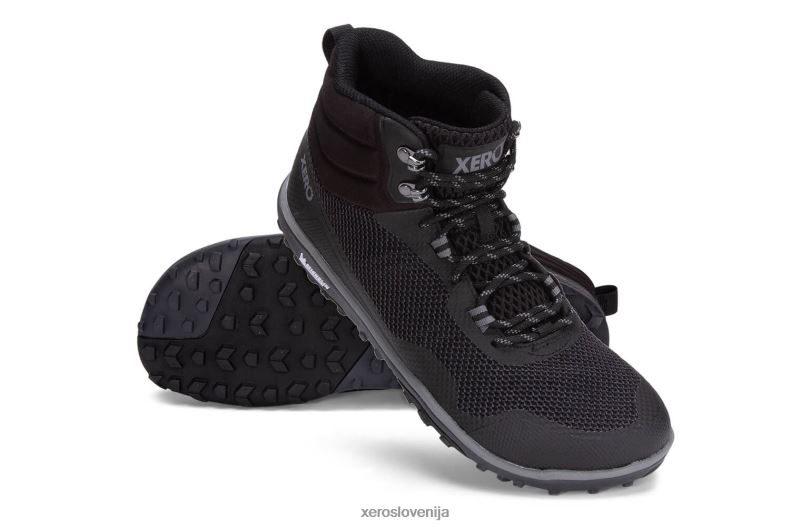 scrambler mid - ultra lahek pohodniški čevelj s podplatom michelin fiberlite XF88F96 Črna Xero Shoes