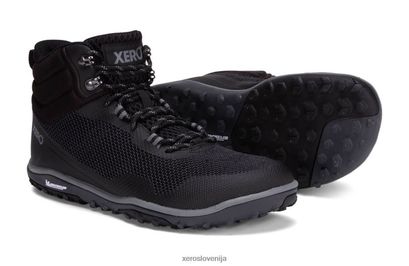 scrambler mid - ultra lahek pohodniški čevelj s podplatom michelin fiberlite XF88F96 Črna Xero Shoes