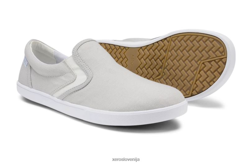 dillon canvas slip-on - ikonične, nizkoprofilne superge XF88F1 lunarni kamen Xero Shoes