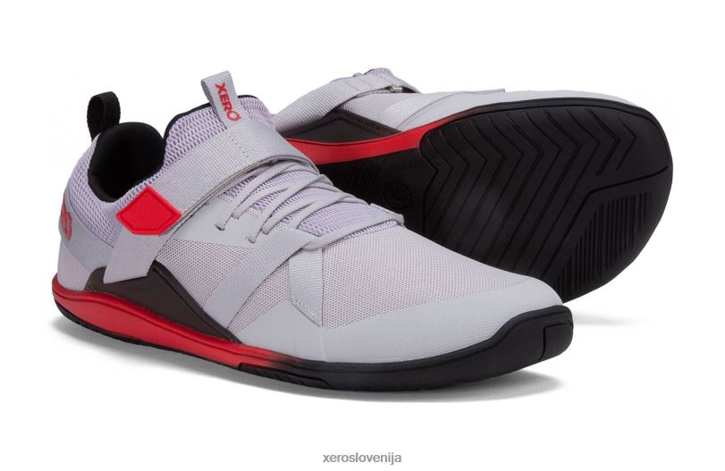 forza trener - moški XF88F27 mikro siva / rdeča Xero Shoes