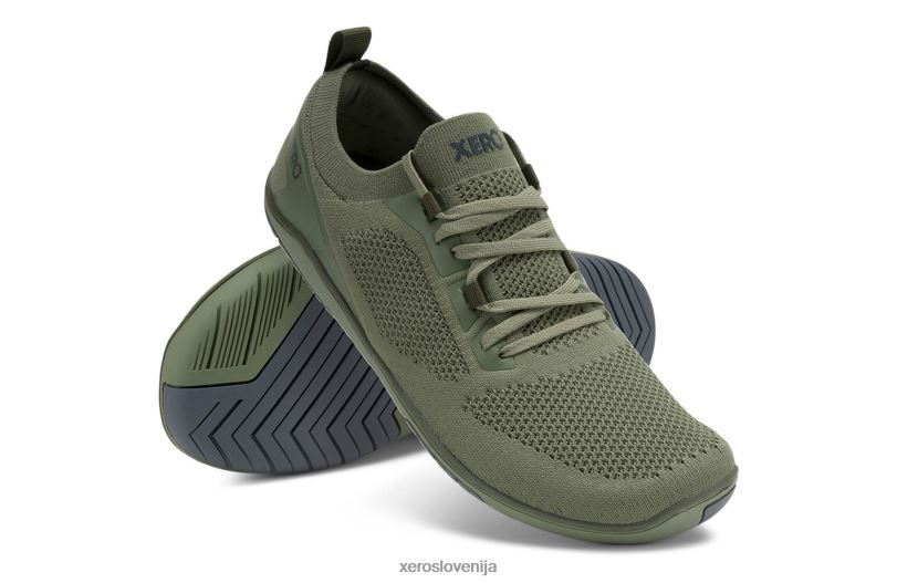 nexus knit - športni športni športni čevlji XF88F14 olivno Xero Shoes