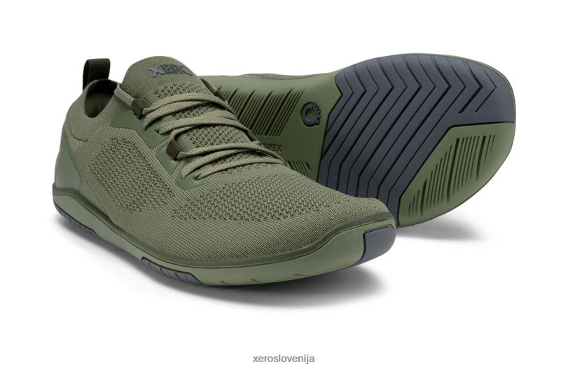 nexus knit - športni športni športni čevlji XF88F14 olivno Xero Shoes