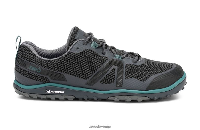 nizki čevelj scrambler s podplatom michelin fiberlite XF88F18 črni skrilavec Xero Shoes