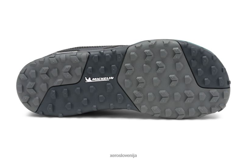 nizki čevelj scrambler s podplatom michelin fiberlite XF88F18 črni skrilavec Xero Shoes