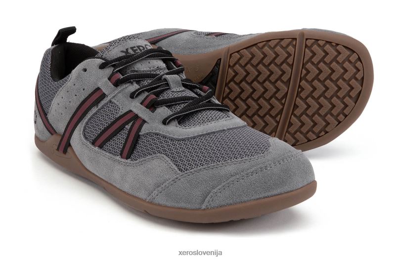 prio suede ¨c moški XF88F56 jekleno siva Xero Shoes
