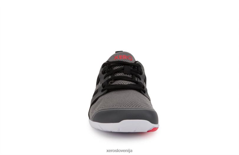 zelen - vaš okolju prijazen cestni tekač XF88F41 temno siva/rdeča Xero Shoes