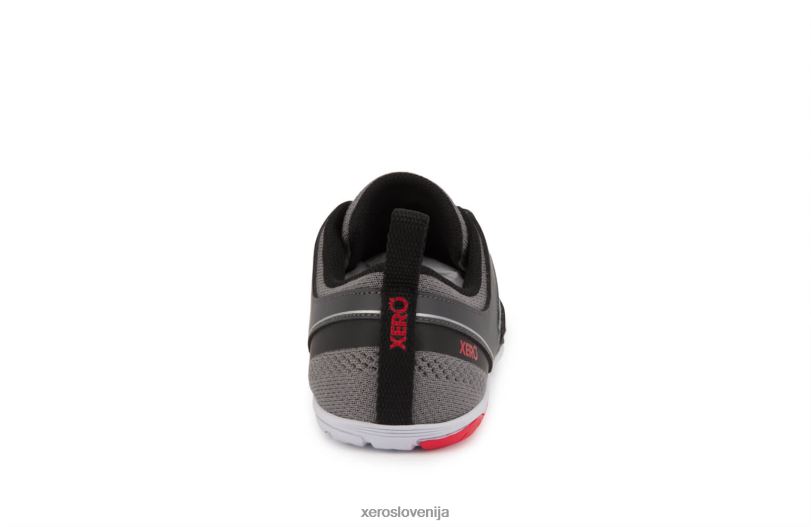 zelen - vaš okolju prijazen cestni tekač XF88F41 temno siva/rdeča Xero Shoes