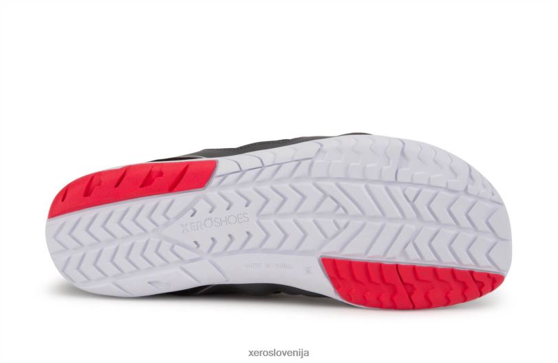 zelen - vaš okolju prijazen cestni tekač XF88F41 temno siva/rdeča Xero Shoes