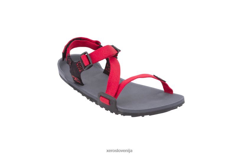 z-trail - najboljši športni sandal - otroški XF88F226 oglje / rdeča paprika Xero Shoes