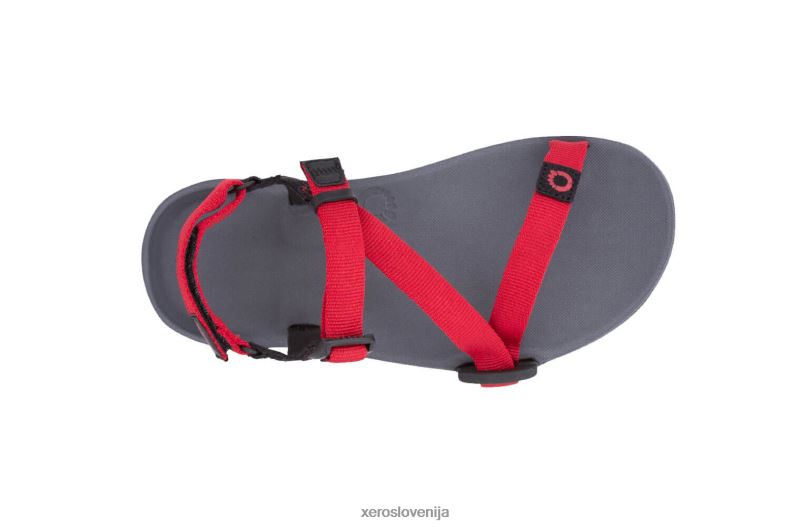z-trail - najboljši športni sandal - otroški XF88F226 oglje / rdeča paprika Xero Shoes