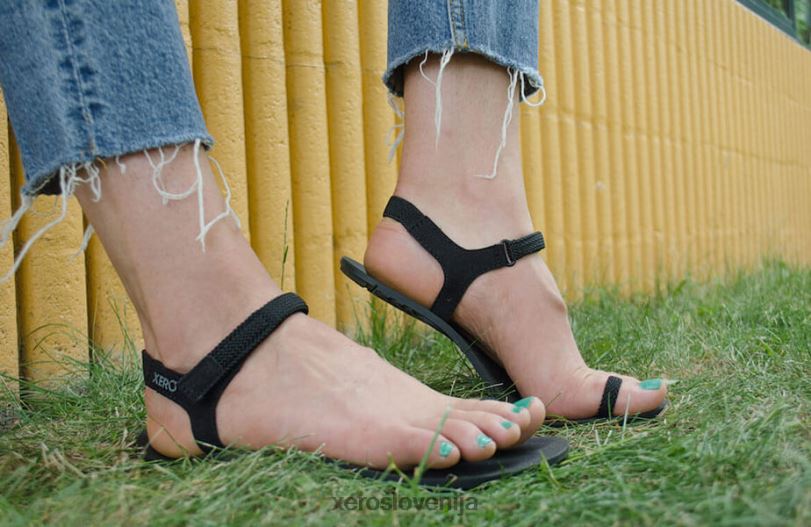 jessie - ženske sandale za prosti čas XF88F281 Črna Xero Shoes