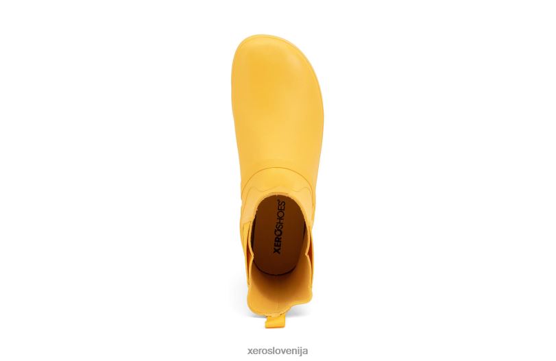 gracie - minimalističen dežni škorenj XF88F214 rumena Xero Shoes