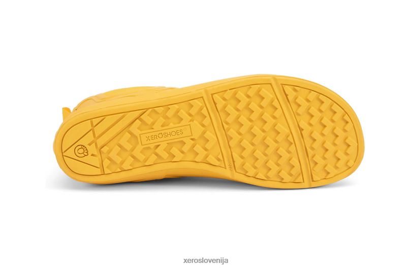 gracie - minimalističen dežni škorenj XF88F214 rumena Xero Shoes
