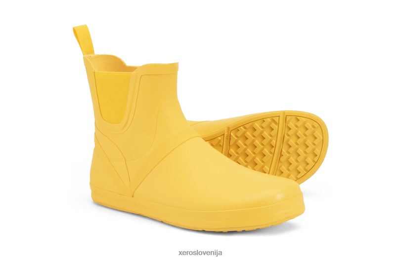 gracie - minimalističen dežni škorenj XF88F214 rumena Xero Shoes