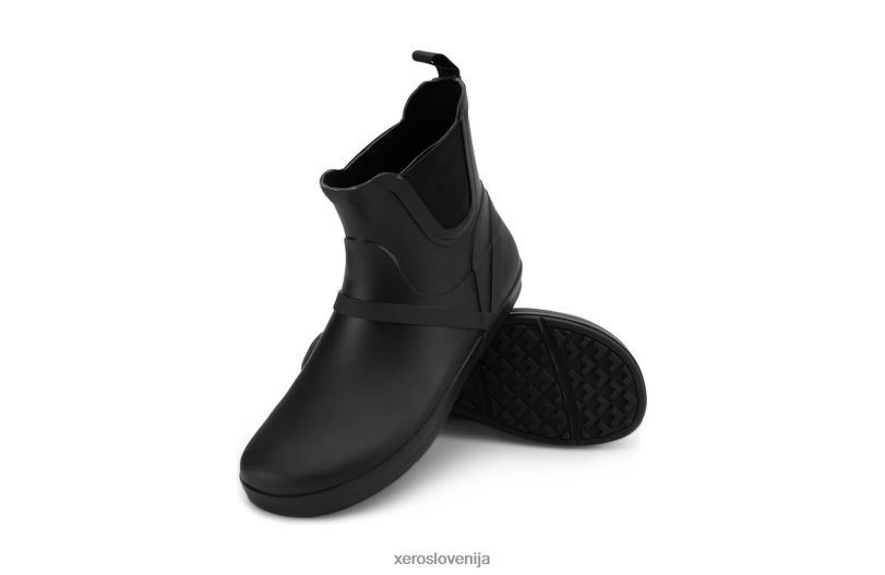 gracie - minimalističen dežni škorenj XF88F215 Črna Xero Shoes