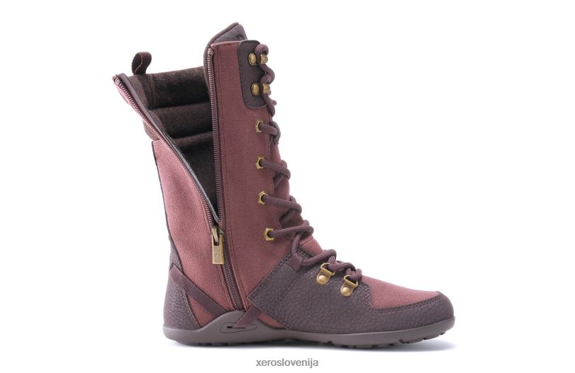 mika - vaš škorenj, ki je primeren za hladno vreme XF88F198 čokoladna sliva Xero Shoes