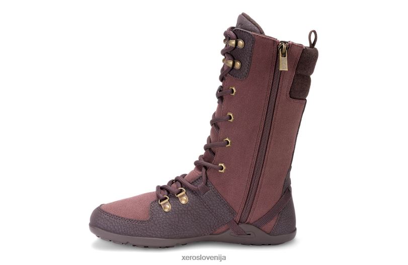 mika - vaš škorenj, ki je primeren za hladno vreme XF88F198 čokoladna sliva Xero Shoes