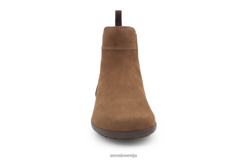 tari - usnjeni ženski chelsea škorenj XF88F219 karamele Xero Shoes