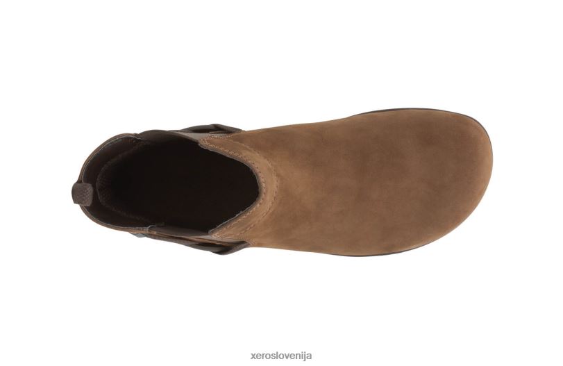 tari - usnjeni ženski chelsea škorenj XF88F219 karamele Xero Shoes