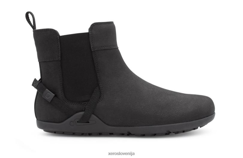 tari - usnjeni ženski chelsea škorenj XF88F220 Črna Xero Shoes