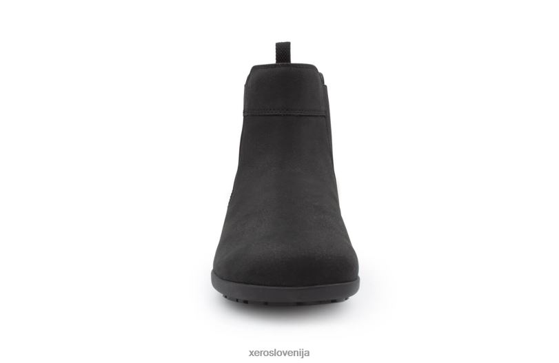 tari - usnjeni ženski chelsea škorenj XF88F220 Črna Xero Shoes