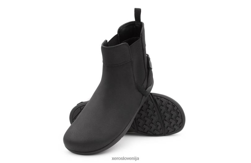 tari - usnjeni ženski chelsea škorenj XF88F220 Črna Xero Shoes