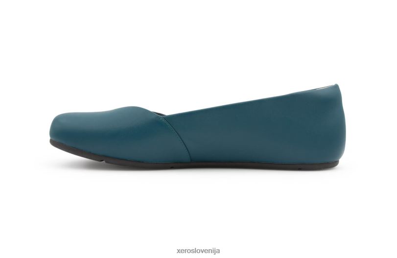 feniks usnje - ženske elegantne hlače XF88F179 zelenomodra Xero Shoes