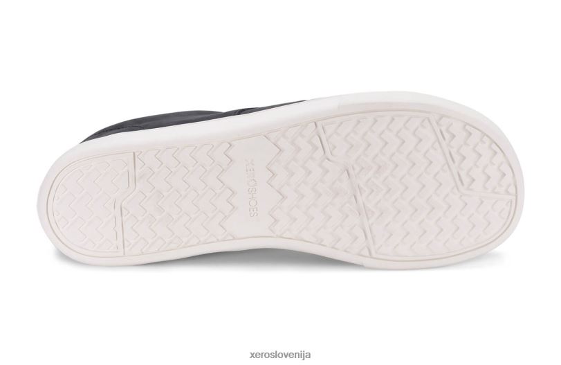 glenn - moški usnjeni čevlji za prosti čas XF88F50 črnobela Xero Shoes