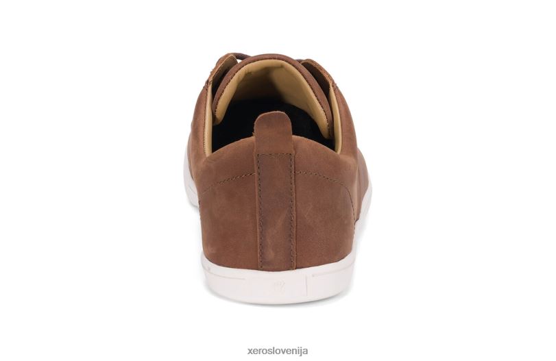 glenn - moški usnjeni čevlji za prosti čas XF88F51 rjav Xero Shoes