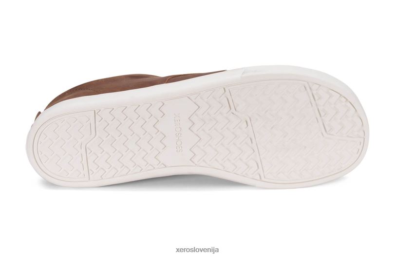 glenn - moški usnjeni čevlji za prosti čas XF88F51 rjav Xero Shoes