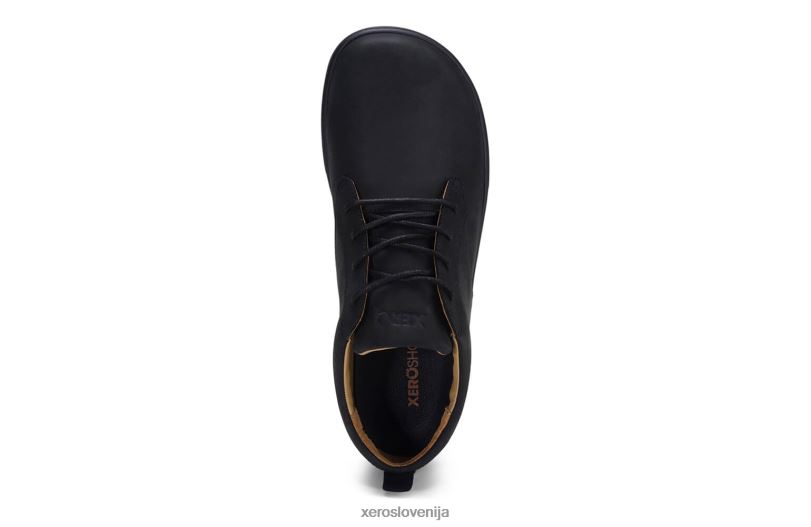 glenn - moški usnjeni čevlji za prosti čas XF88F52 Črna Xero Shoes