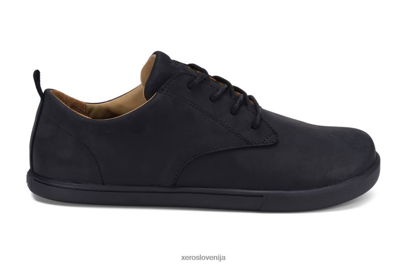 glenn - moški usnjeni čevlji za prosti čas XF88F52 Črna Xero Shoes
