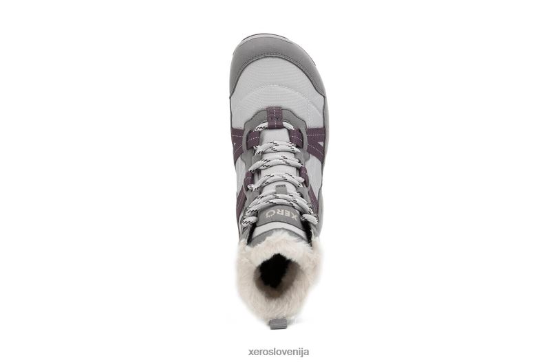 alpski - ženski čevlji za sneg XF88F222 zmrznjeno siva/bela (brez dreves) Xero Shoes