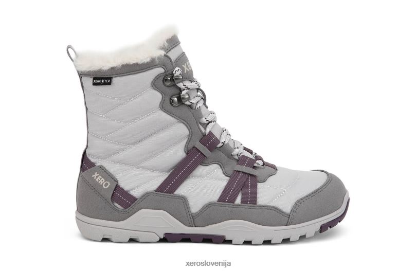 alpski - ženski čevlji za sneg XF88F222 zmrznjeno siva/bela (brez dreves) Xero Shoes